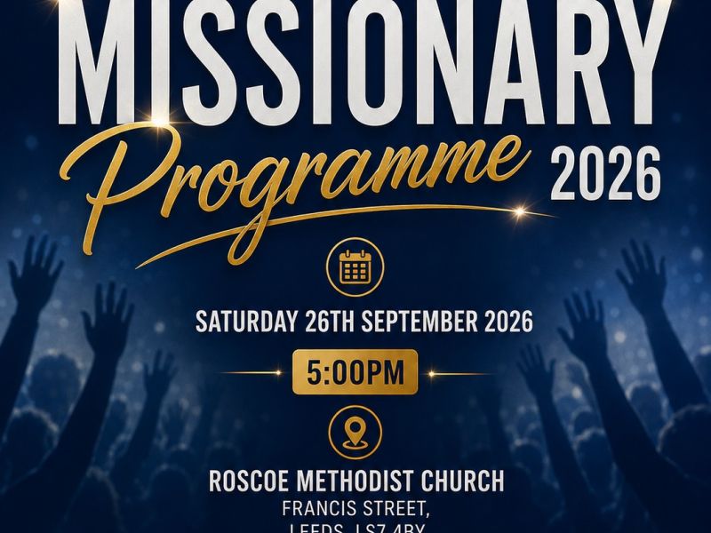 Missionary programme – PCMC Leeds